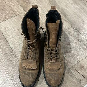 Ariat Heritage Lacer Distressed Brown Leather Boots